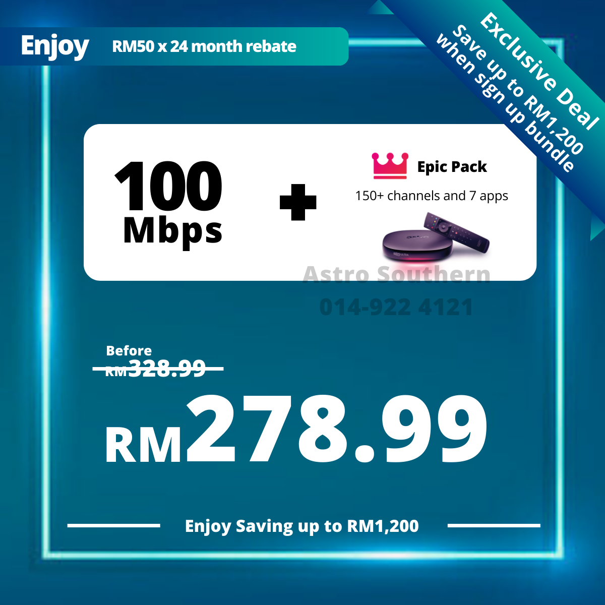 Astro 100Mbps + Astro One - Epic Pack